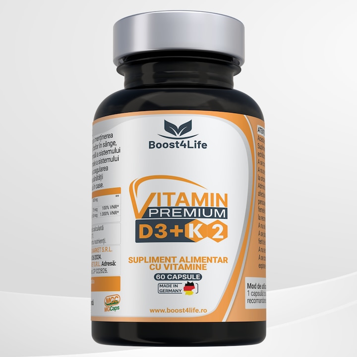 suplimente-esențiale - StartingUP.ro Vitamina D3 + K2 Boost4Life