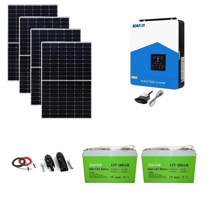Kit solar fotovoltaic hibrid 3.2 kW