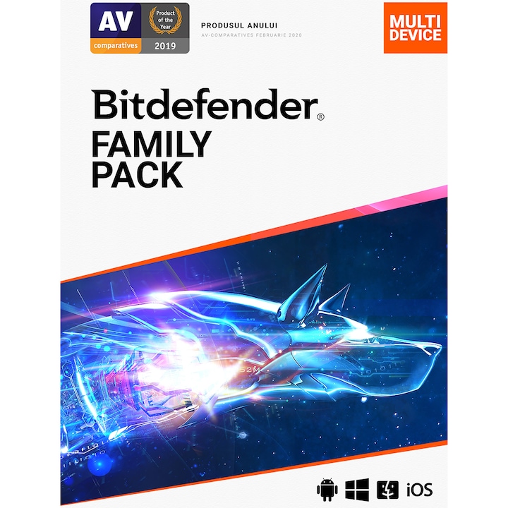 Bitdefender Family Pack, 1 an, 15 dispozitive