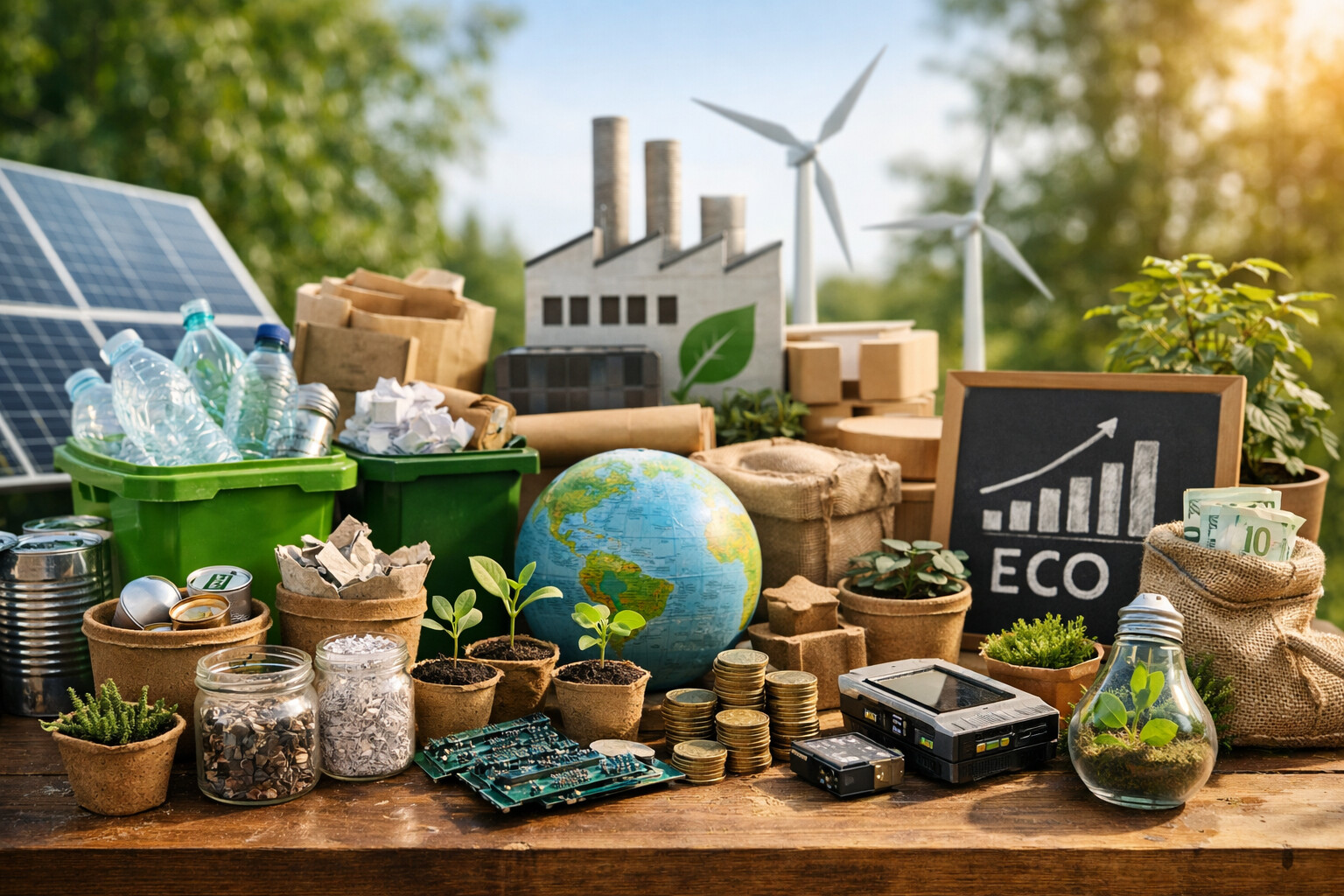 Idei de afaceri în domeniul reciclării și economiei circulare, susținute de fonduri