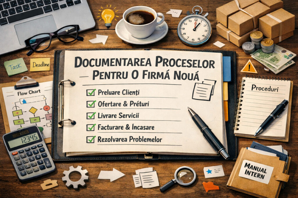 Procese esențiale de documentat la început de firmă