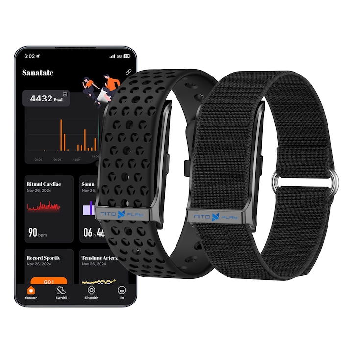 Brățara Smart Fitness Inteligentă Nitoplay® MAX