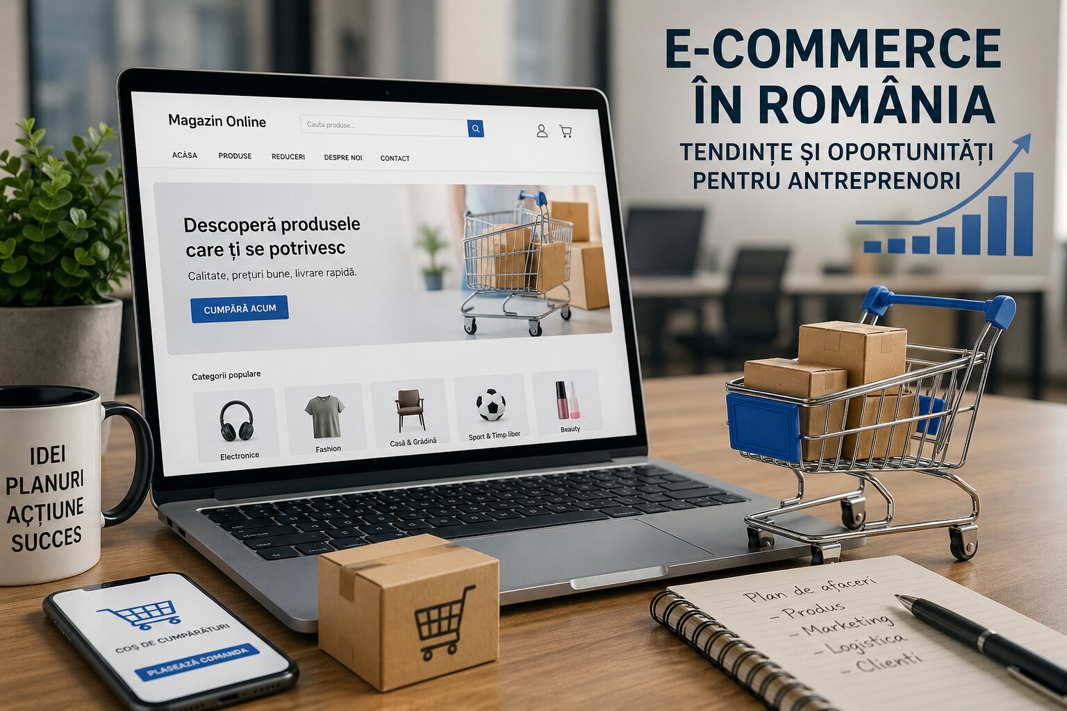 E-commerce în România: evoluții recente și perspective pentru antreprenori