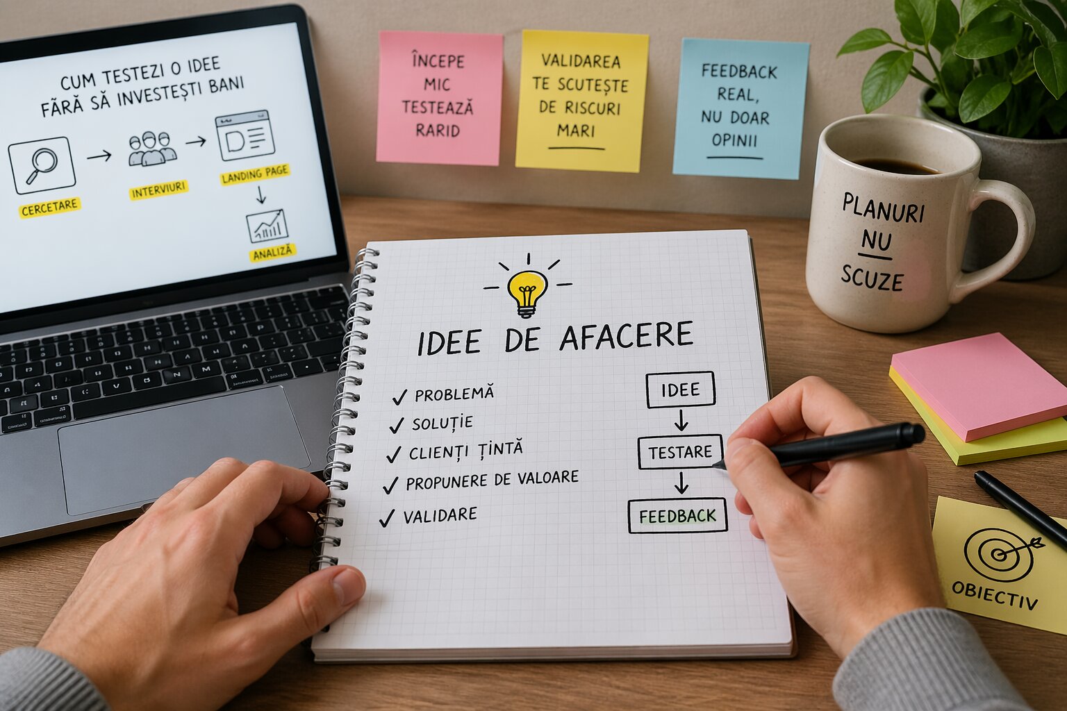 Cum testezi o idee de afacere fără să investești bani