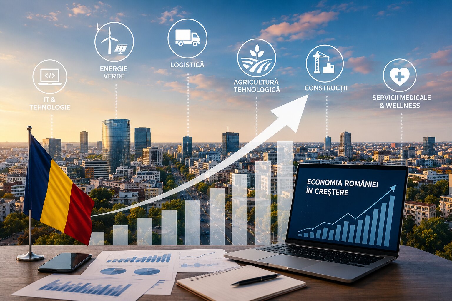 Știri economice: industriile care cresc accelerat în România și atrag investiții