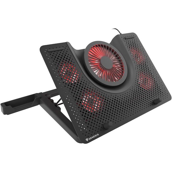 modele-de-coolere-laptop - StartingUP.ro Cooler Laptop Genesis OXID 550 cu 5 ventilatoare