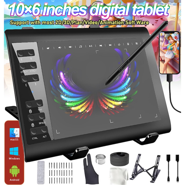tablete-grafice - StartingUP.ro Tableta EXCITAT de 10 x 6 inchi